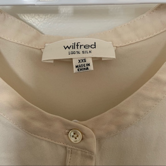 Wilfred Cream Silk Blouse - Picture 5 of 12